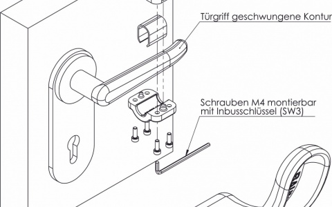 Hygiene Türöffner oval Hygiene Türöffner oval